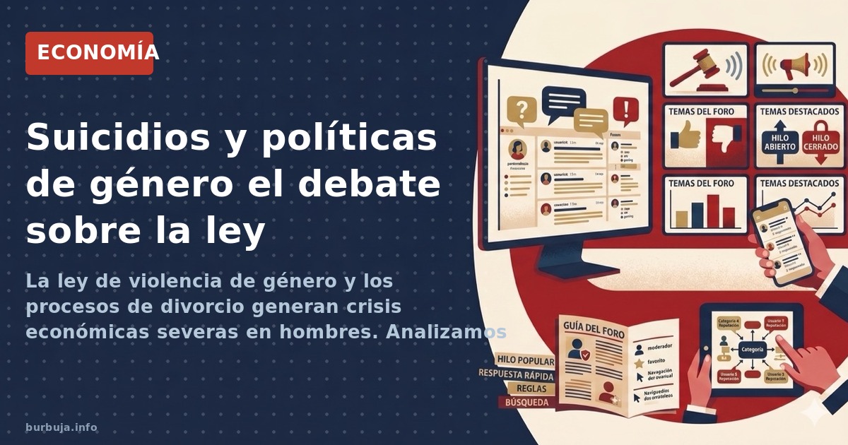 La ley de violencia de género y los procesos de divorcio generan crisis económicas severas en hombres. Analizamos las cifras 