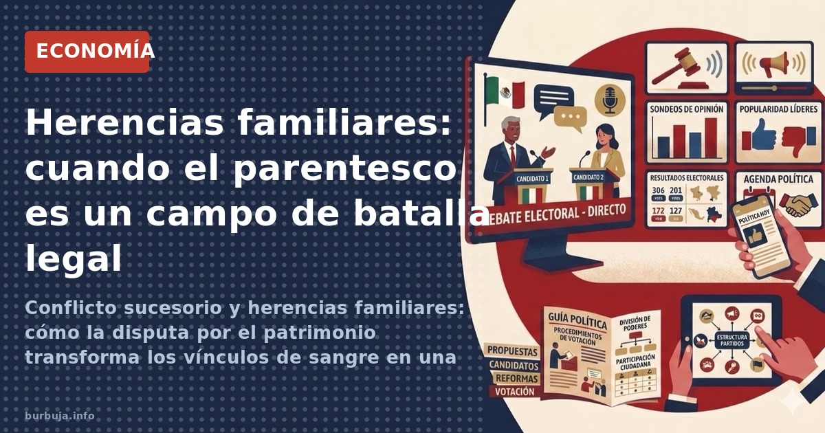 Conflicto sucesorio y herencias familiares: cómo la disputa por el patrimonio transforma los vínculos de sangre en una guerra