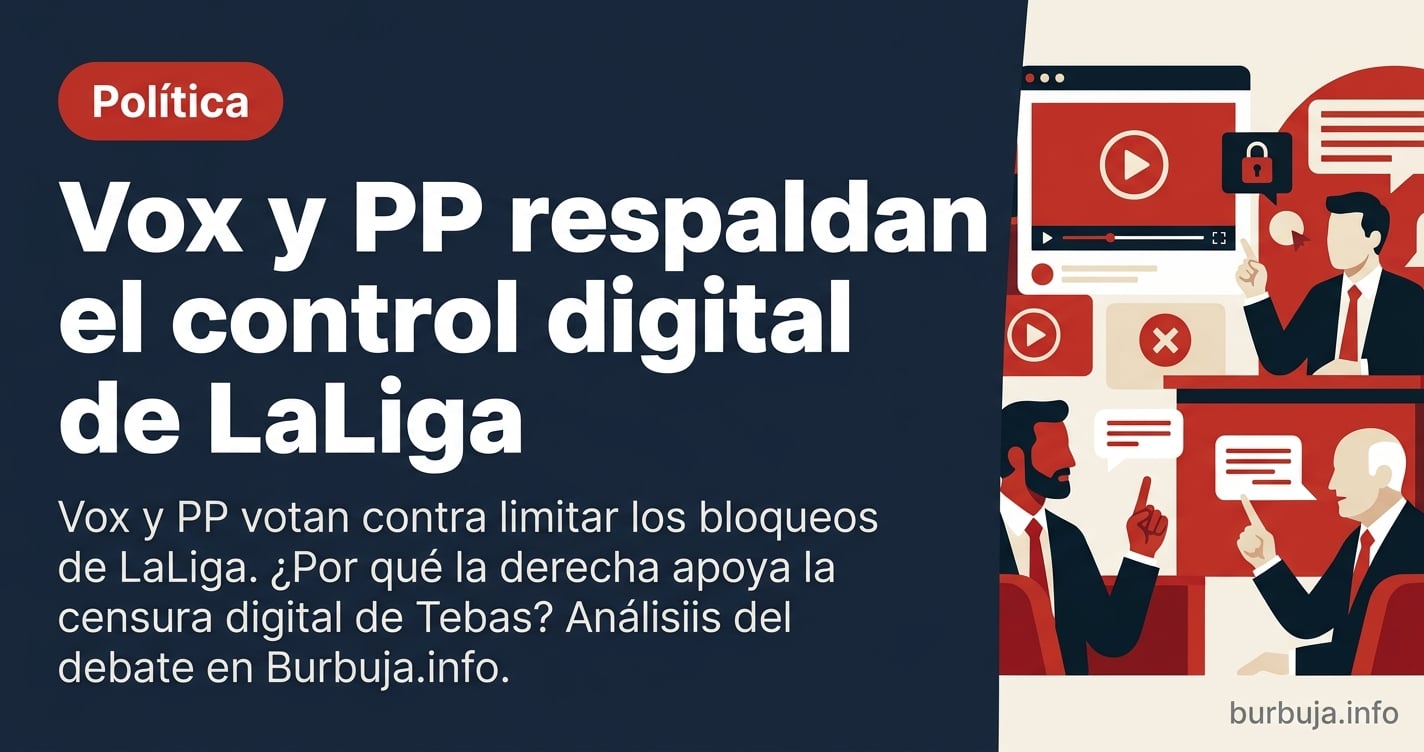 El Congreso rechaza limitar los bloqueos de LaLiga con el voto en contra de PP y Vox. ¿Es la propiedad privada un cheque en b
