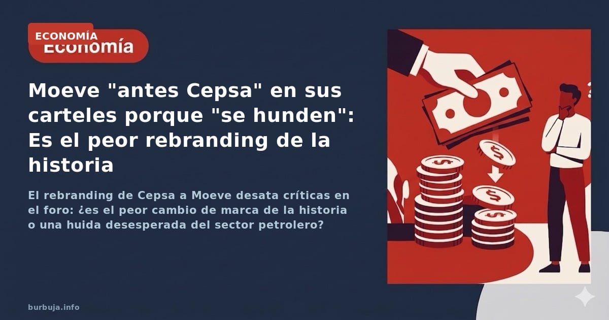 El rebranding de Cepsa a Moeve desata críticas en el foro: ¿es el peor cambio de marca de la historia o una huida desesperada