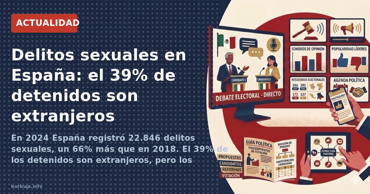 El 60% de agresores sexuales detenidos son españoles