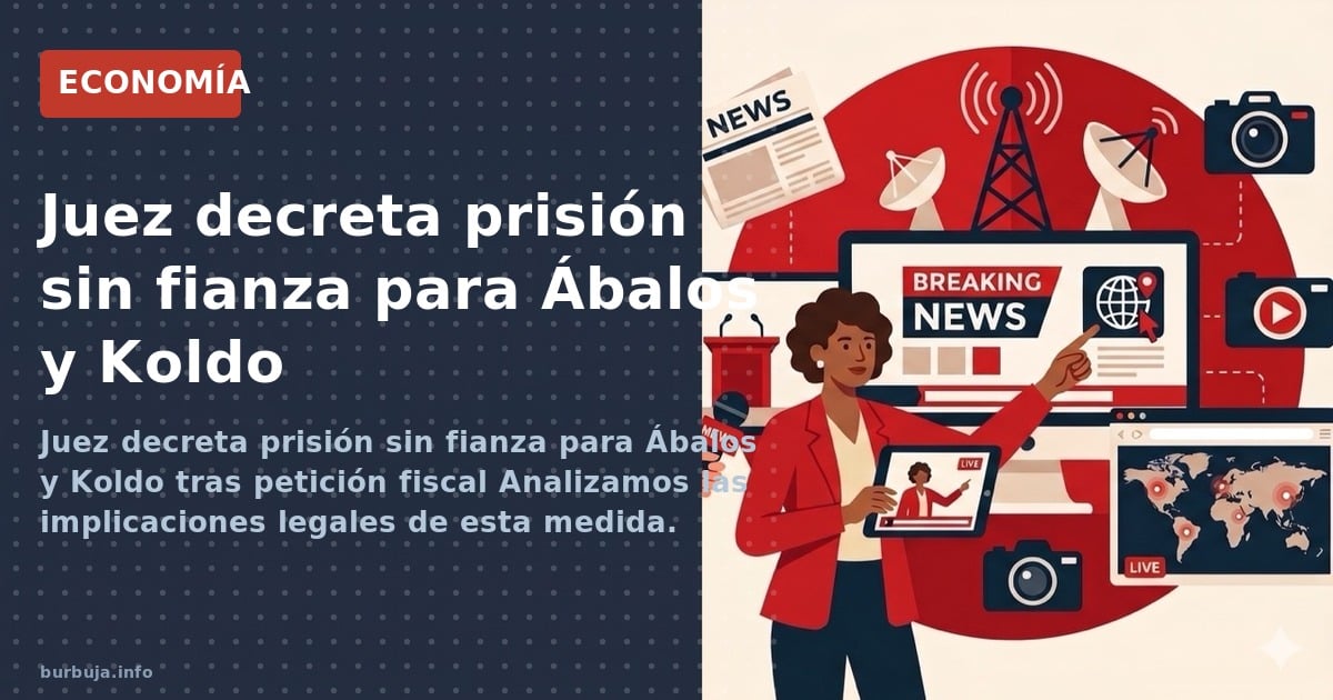 Juez decreta prisión sin fianza para Ábalos y Koldo tras petición fiscal Analizamos las implicaciones legales de esta medida.