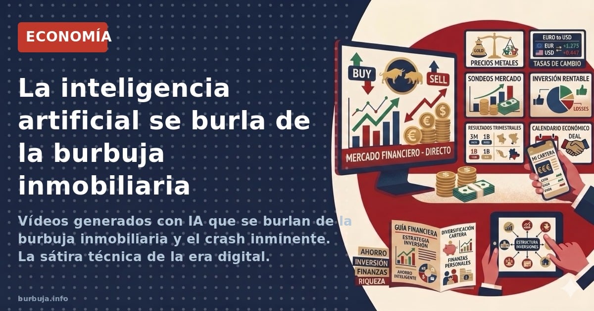 La inteligencia artificial se burla de la burbuja inmobiliaria