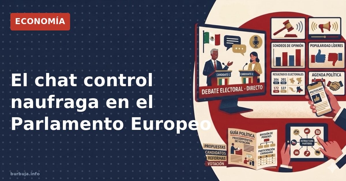 El chat control naufraga en el Parlamento Europeo