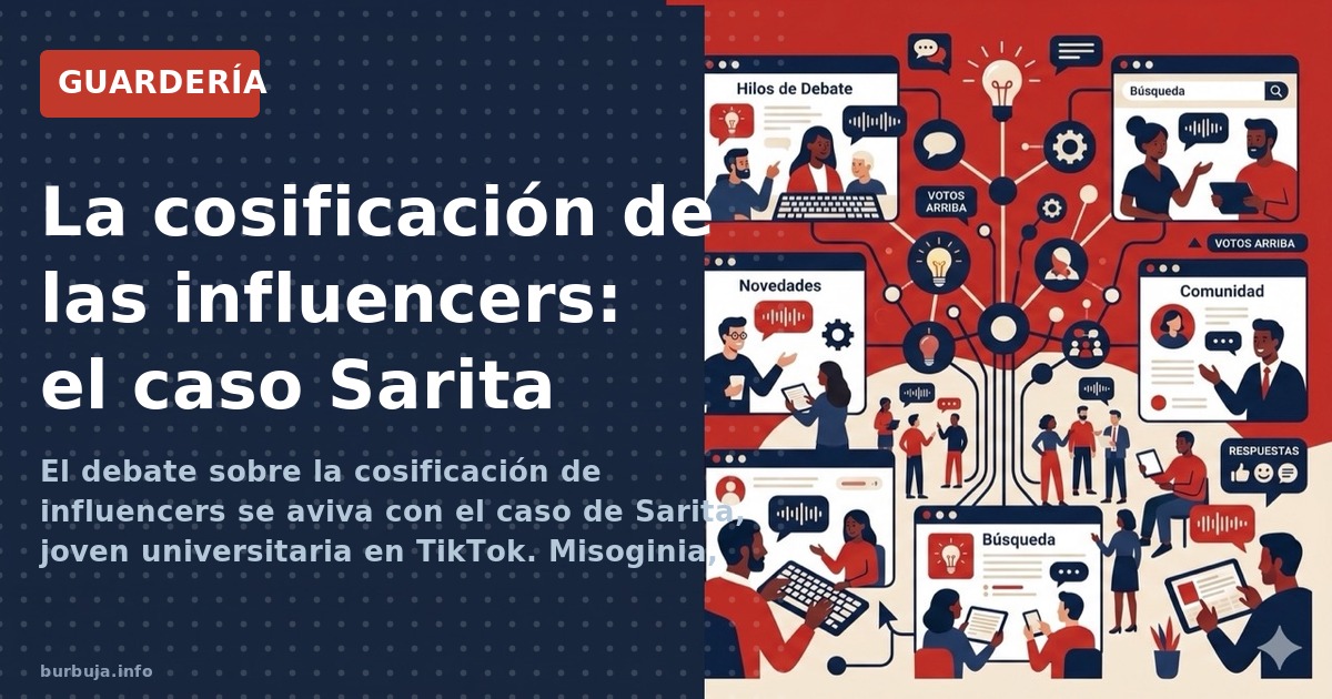 El debate sobre la cosificación de influencers se aviva con el caso de Sarita, joven universitaria en TikTok. Misoginia, Only