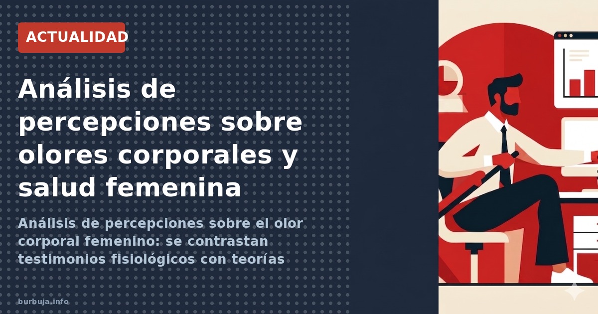 Análisis de percepciones sobre el olor corporal femenino: se contrastan testimonios fisiológicos con teorías biológicas en un