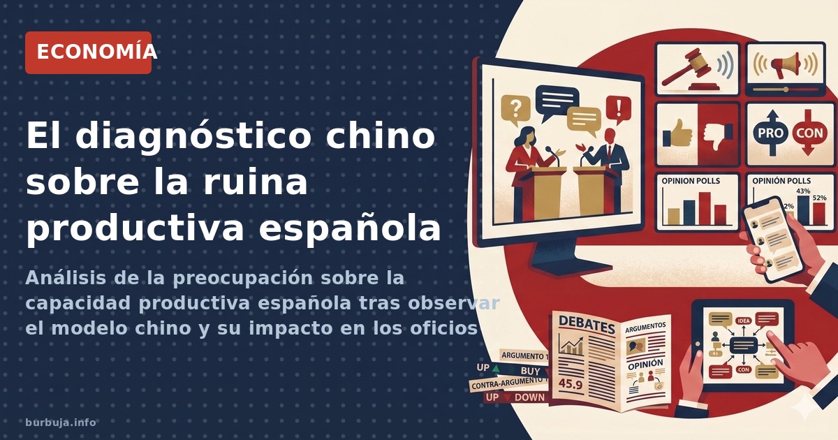 Análisis de la preocupación sobre la capacidad productiva española tras observar el modelo chino y su impacto en los oficios