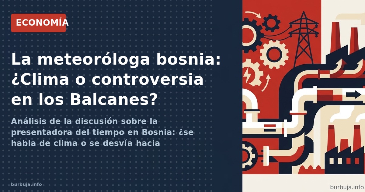 Análisis de la discusión sobre la presentadora del tiempo en Bosnia: ¿se habla de clima o se desvía hacia comentarios persona