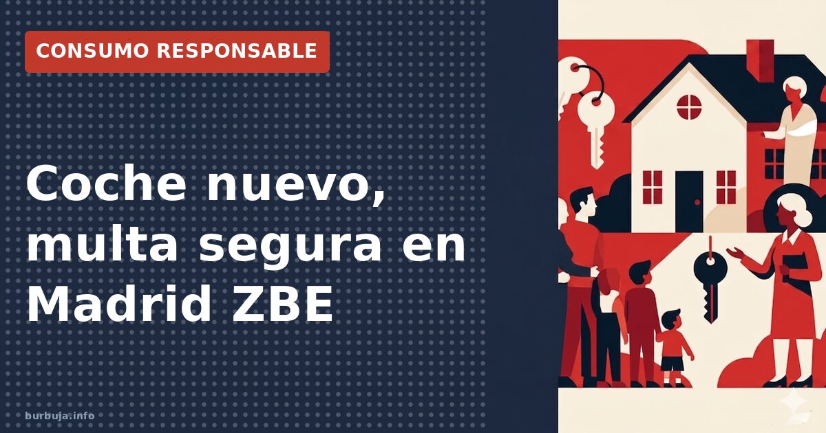 Coche nuevo, multa segura en Madrid ZBE