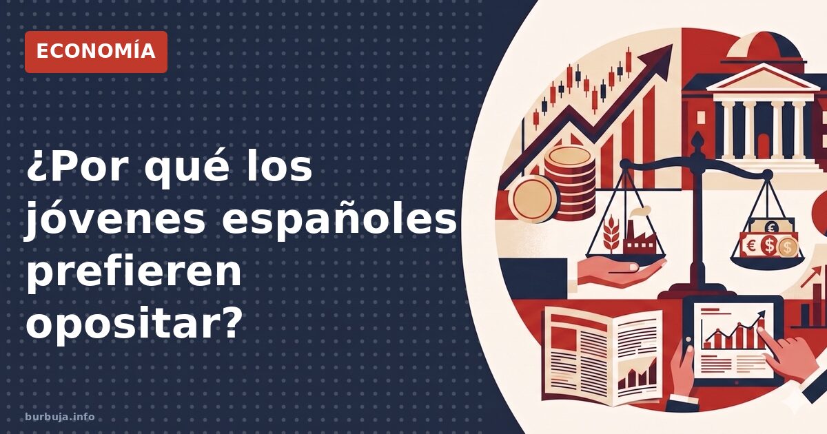 ¿Por qué los jóvenes españoles prefieren opositar?