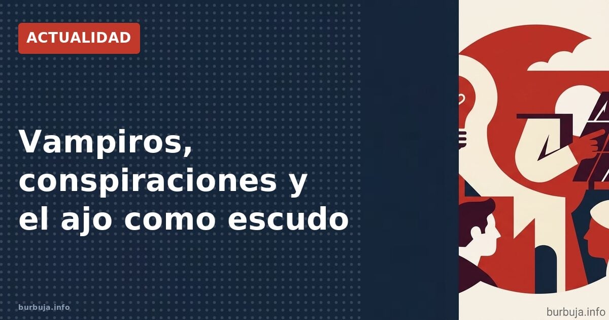 Vampiros, conspiraciones y el ajo como escudo
