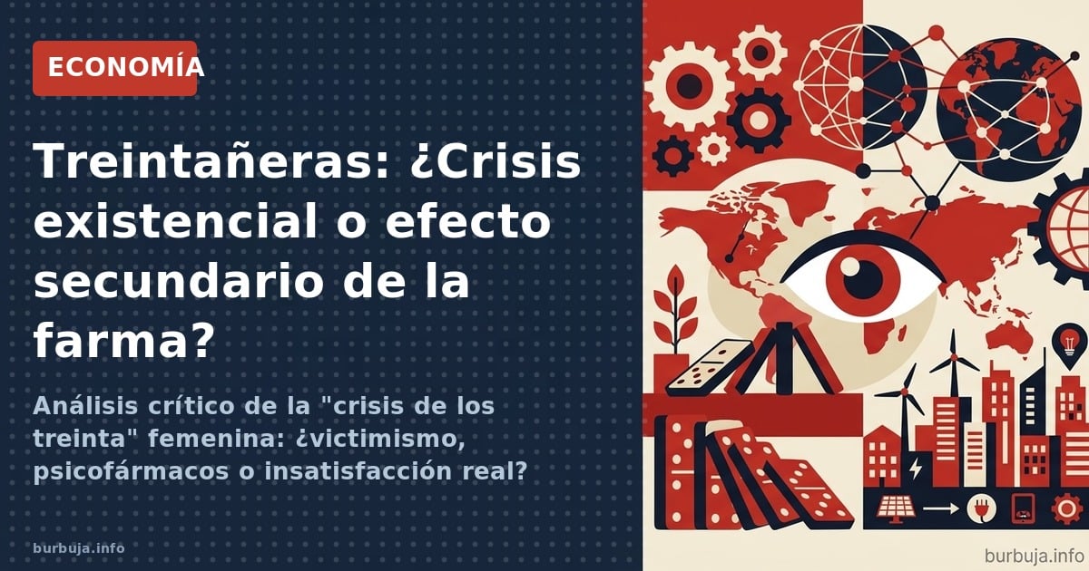 Análisis crítico de la "crisis de los treinta" femenina: ¿victimismo, psicofármacos o insatisfacción real? Contrastamos las p