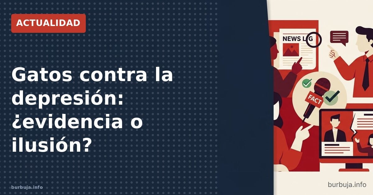 Gatos contra la depresión: ¿evidencia o ilusión?