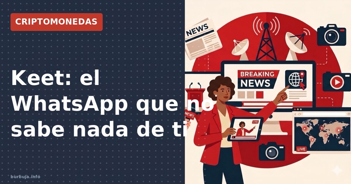 Keet: el WhatsApp que no sabe nada de ti