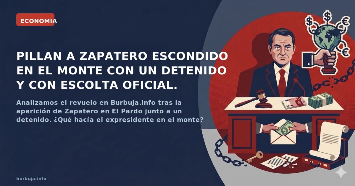 Analizamos el revuelo en Burbuja.info tras la aparición de Zapatero en El Pardo junto a un detenido. ¿Qué hacía el expresiden