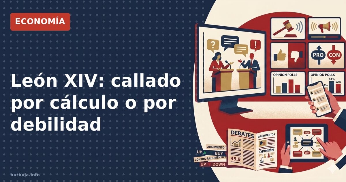 León XIV: callado por cálculo o por debilidad