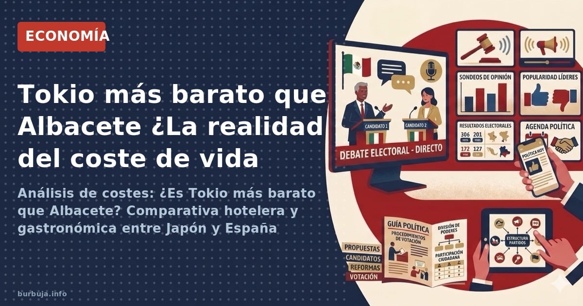 Análisis de costes: ¿Es Tokio más barato que Albacete? Comparativa hotelera y gastronómica entre Japón y España