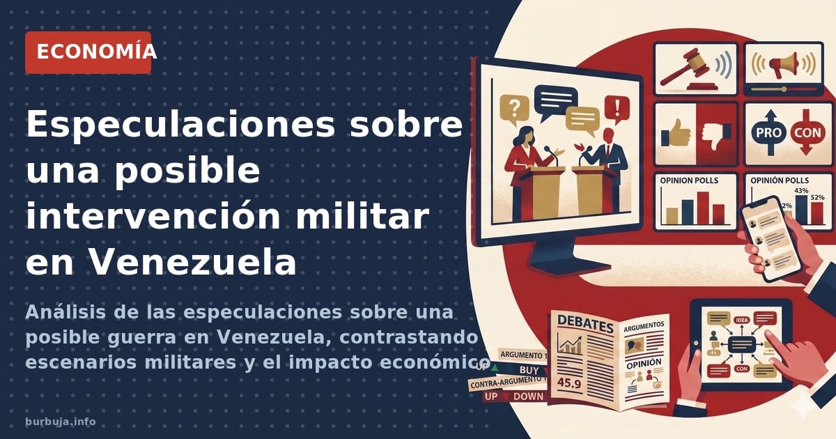 Análisis de las especulaciones sobre una posible guerra en Venezuela, contrastando escenarios militares y el impacto económic