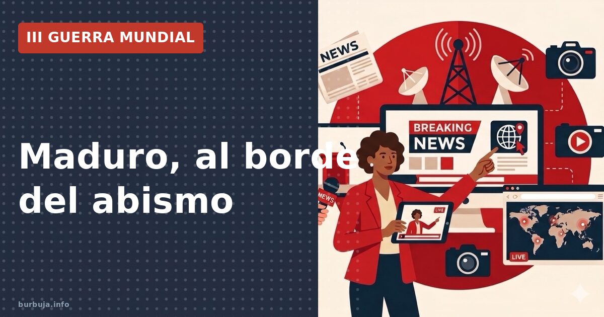 A Maduro le quedan dos telediarios: el pulso final