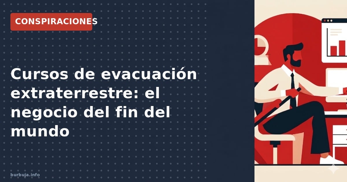 Un curso promete evacuación extraterrestre antes de la III Guerra Mundial. Inscripciones hasta marzo de 2026. Entre la conspi