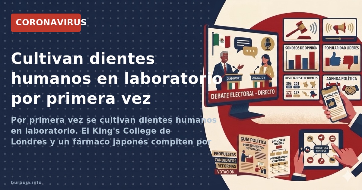 Por primera vez se cultivan dientes humanos en laboratorio. El King's College de Londres y un fármaco japonés compiten por la