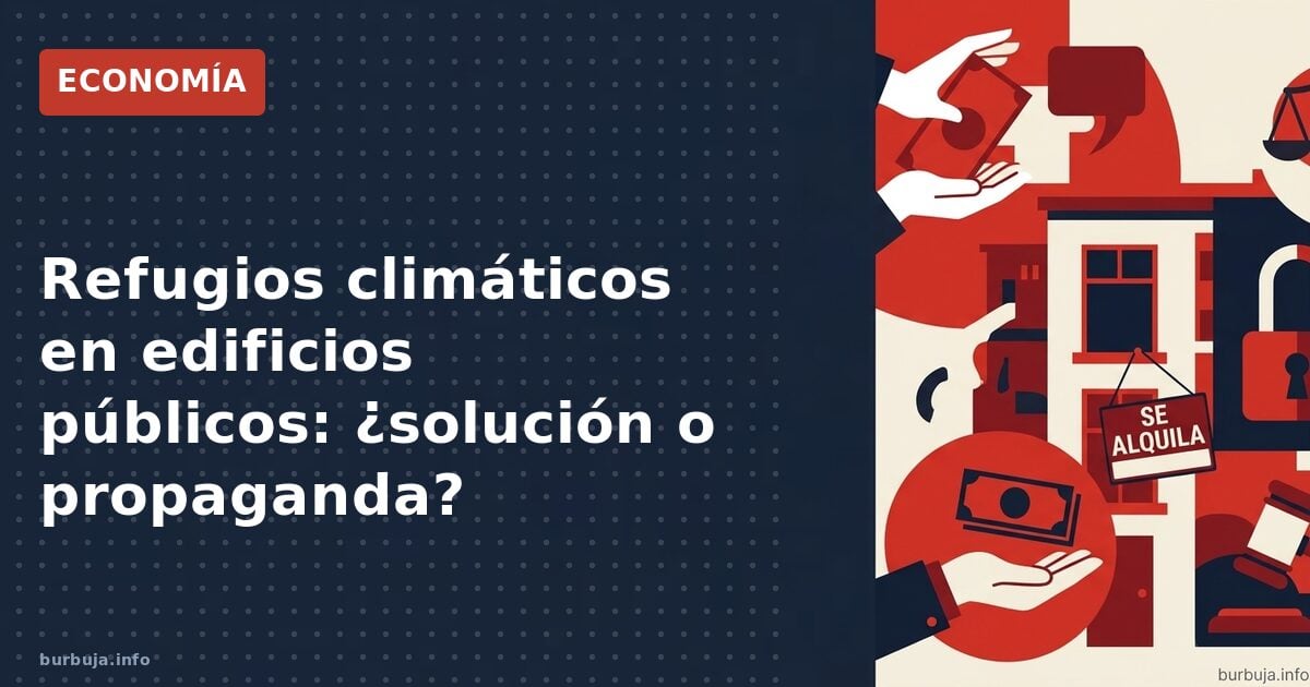 Refugios climáticos en edificios públicos: ¿solución o propaganda?