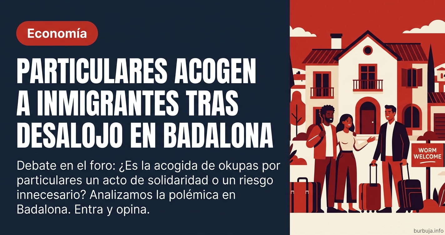 Debate en el foro: ¿Es la acogida de okupas por particulares un acto de solidaridad o un riesgo innecesario? Analizamos la po