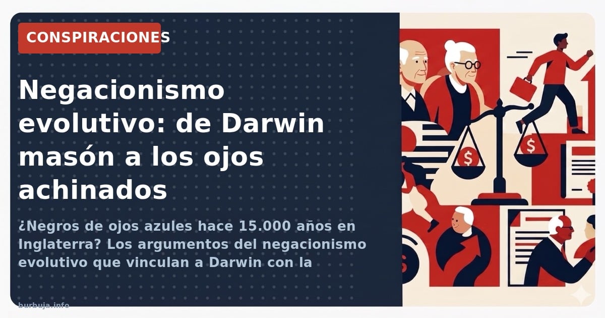 ¿Negros de ojos azules hace 15.000 años en Inglaterra? Los argumentos del negacionismo evolutivo que vinculan a Darwin con la