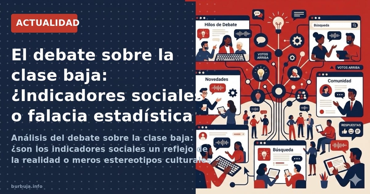 Análisis del debate sobre la clase baja: ¿son los indicadores sociales un reflejo de la realidad o meros estereotipos cultura