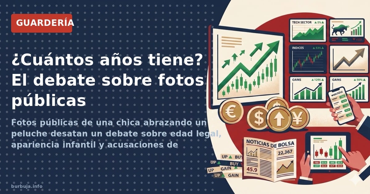 Fotos públicas de una joven que generan debate sobre su edad y la legalidad de su difusión