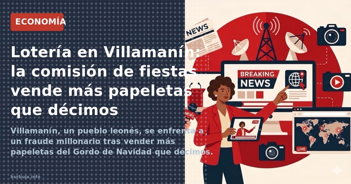 Villamanín, un pueblo leonés, se enfrenta a un fraude millonario tras vender más papeletas del Gordo de Navidad que décimos. 