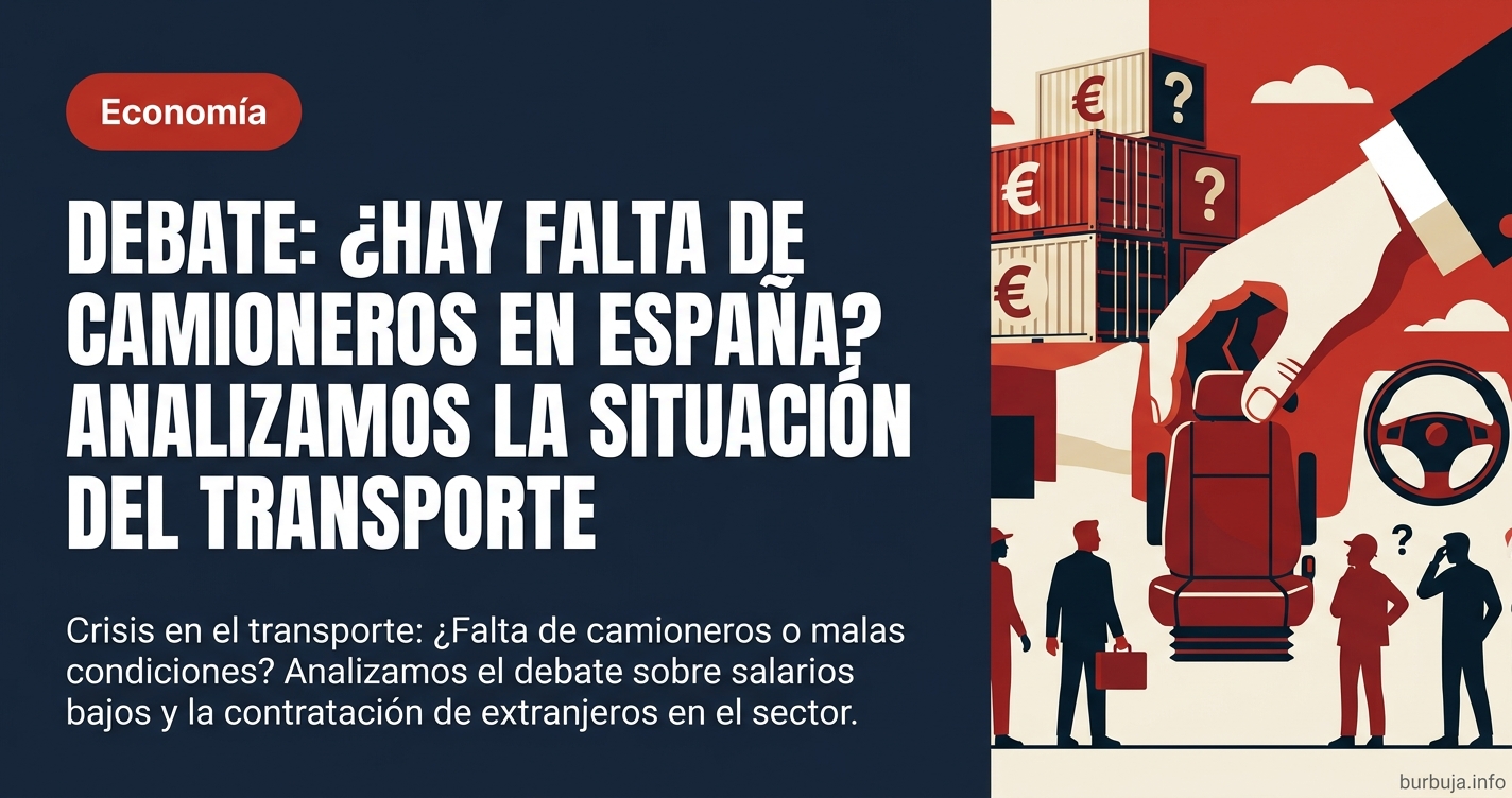 Crisis en el transporte: ¿Falta de camioneros o malas condiciones? Analizamos el debate sobre salarios bajos y la contratació