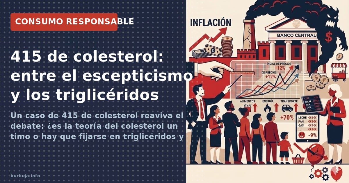 415 de colesterol: entre el escepticismo y los triglicéridos