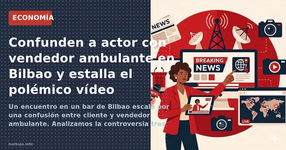 Un encuentro en un bar de Bilbao escala por una confusión entre cliente y vendedor ambulante. Analizamos la controversia tras