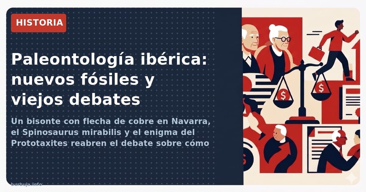 Un bisonte con flecha de cobre en Navarra, el Spinosaurus mirabilis y el enigma del Prototaxites reabren el debate sobre cómo