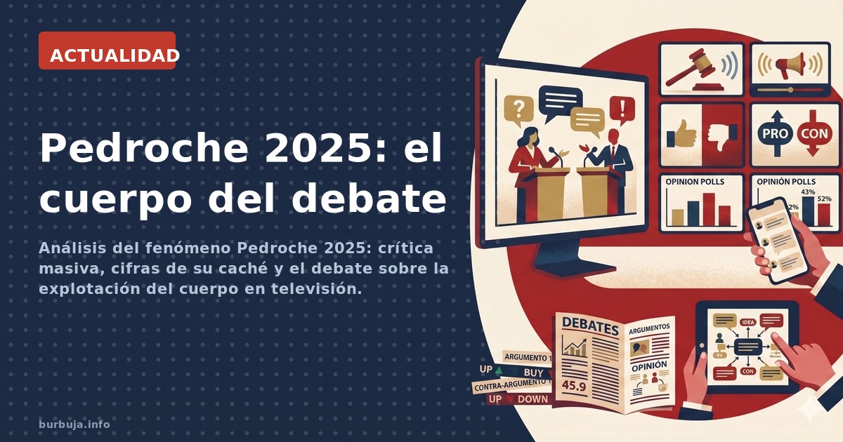 Análisis del fenómeno Pedroche 2025: crítica masiva, cifras de su caché y el debate sobre la explotación del cuerpo en televi