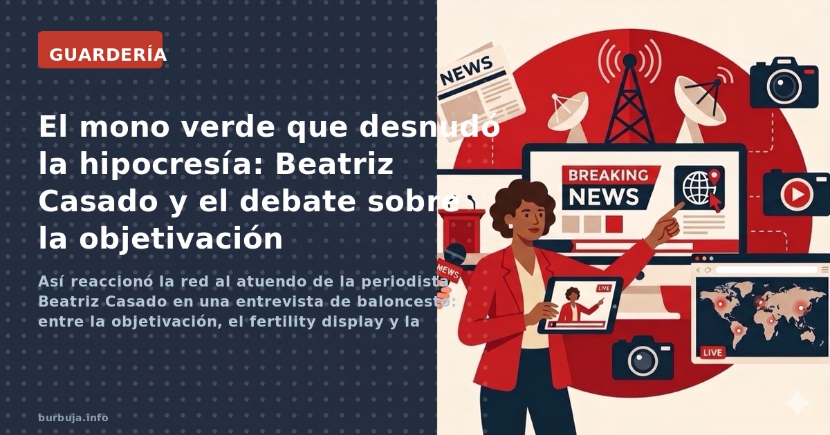 Así reaccionó la red al atuendo de la periodista Beatriz Casado en una entrevista de baloncesto: entre la objetivación, el fe