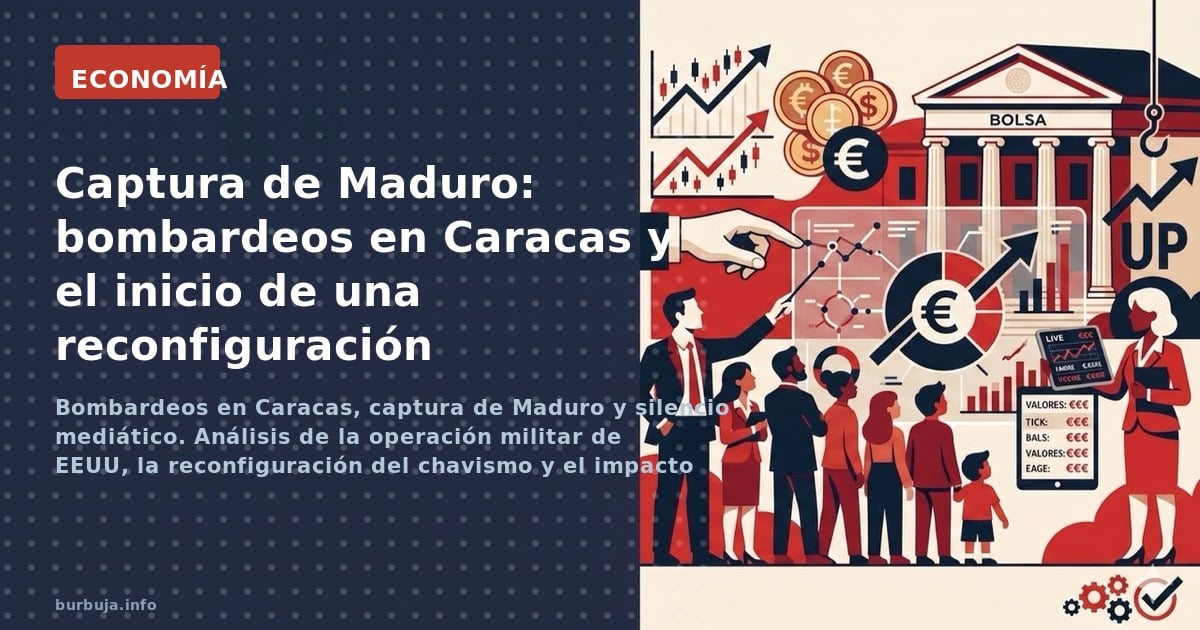 Están bombardeando ahora mismo Venezuela , Maduro ha caído.