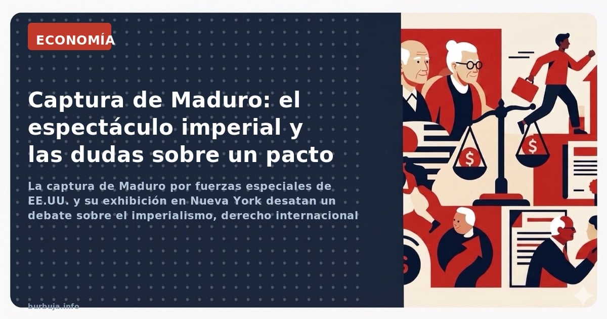 La captura de Maduro por fuerzas especiales de EE.UU. y su exhibición en Nueva York desatan un debate sobre el imperialismo, 