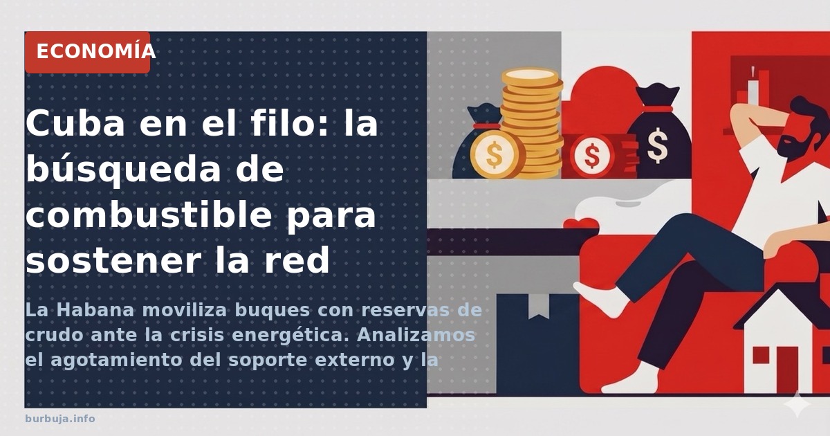 La Habana moviliza buques con reservas de crudo ante la crisis energética. Analizamos el agotamiento del soporte externo y la