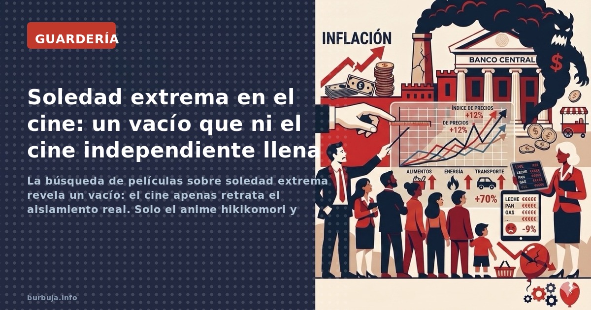 La búsqueda de películas sobre soledad extrema revela un vacío: el cine apenas retrata el aislamiento real. Solo el anime hik