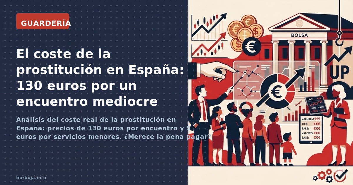 Análisis del coste real de la prostitución en España: precios de 130 euros por encuentro y 5 euros por servicios menores. ¿Me