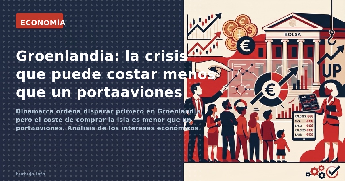 Dinamarca ordena disparar primero en Groenlandia, pero el coste de comprar la isla es menor que un portaaviones. Análisis de 
