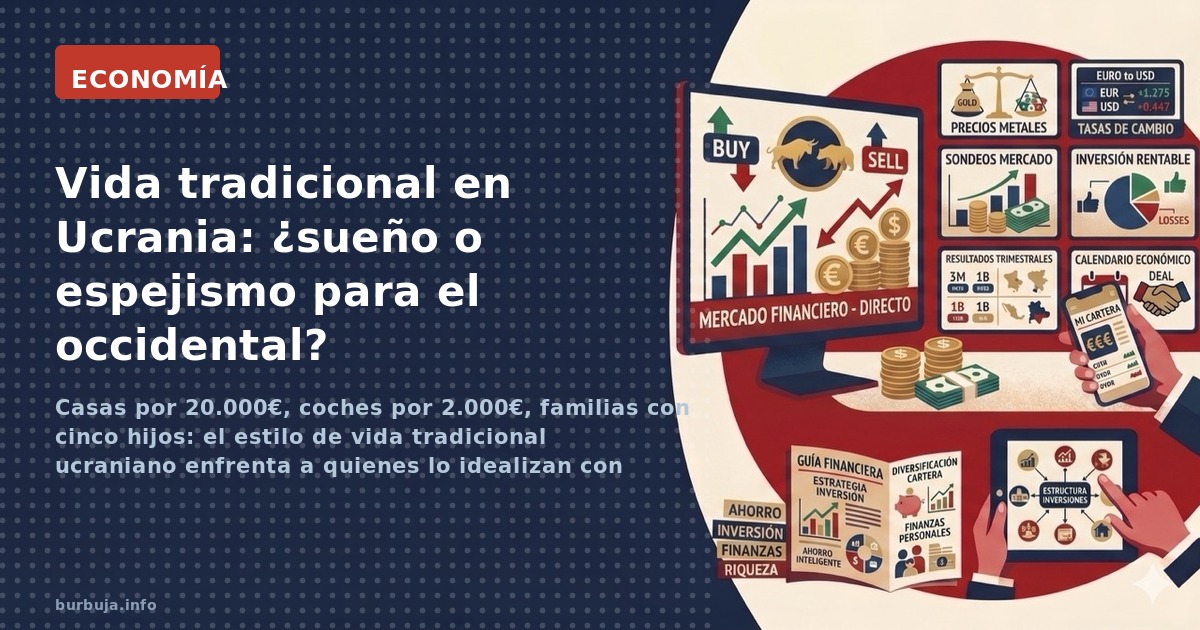 Casas por 20.000€, coches por 2.000€, familias con cinco hijos: el estilo de vida tradicional ucraniano enfrenta a quienes lo