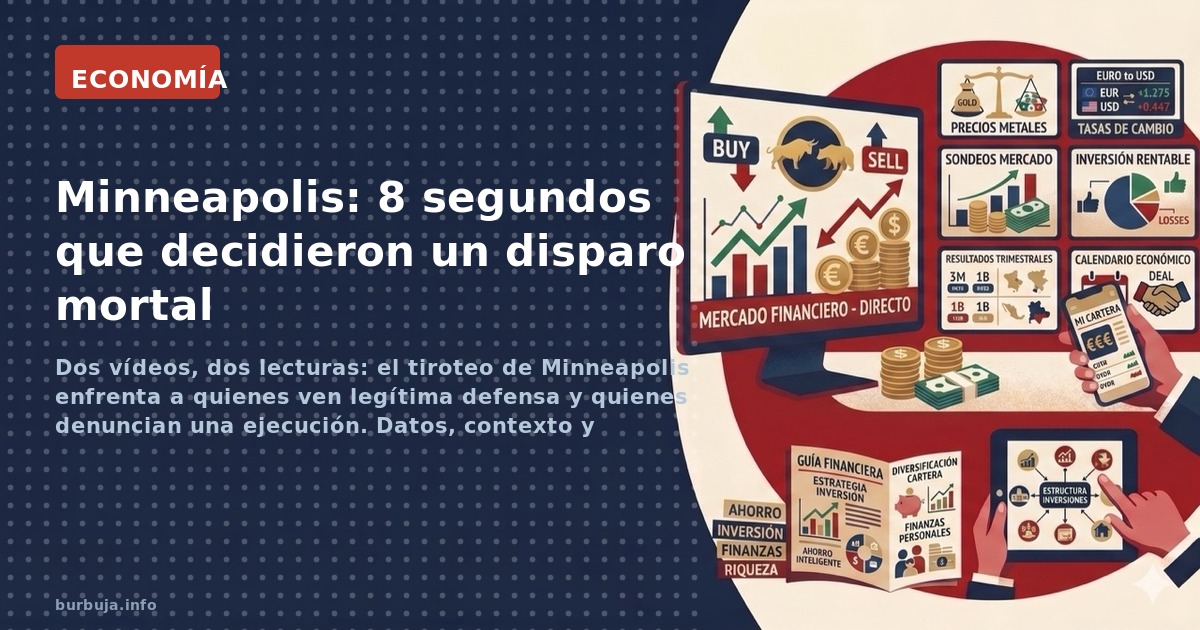 Dos vídeos, dos lecturas: el tiroteo de Minneapolis enfrenta a quienes ven legítima defensa y quienes denuncian una ejecución