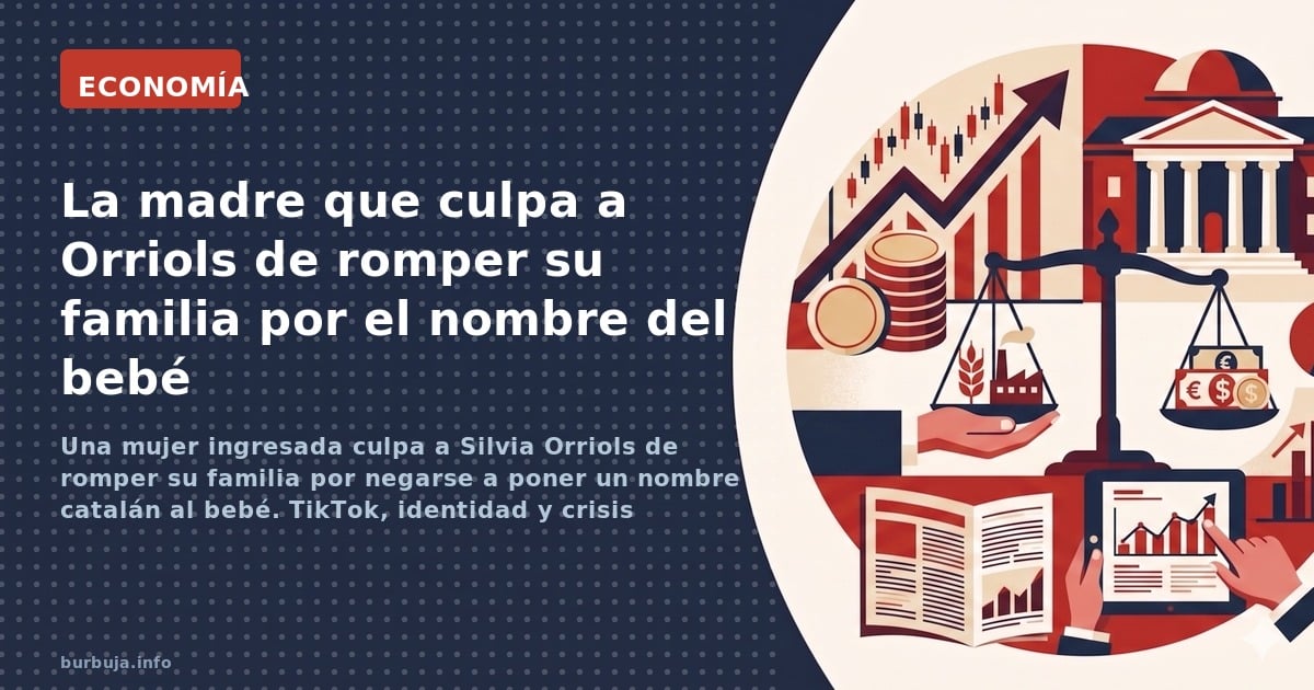 Una mujer ingresada culpa a Silvia Orriols de romper su familia por negarse a poner un nombre catalán al bebé. TikTok, identi