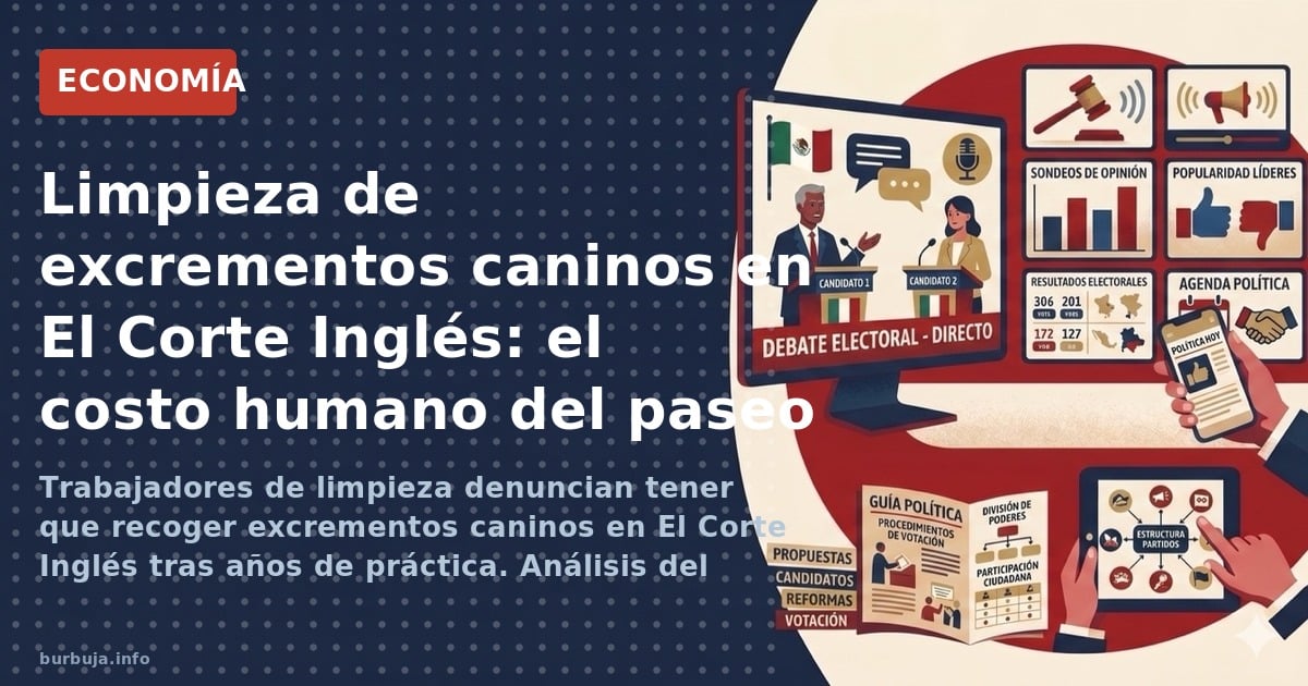 Trabajadores de limpieza denuncian tener que recoger excrementos caninos en El Corte Inglés tras años de práctica. Análisis d