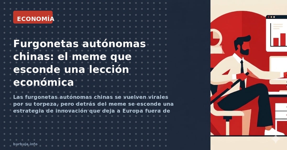 Las furgonetas autónomas chinas se vuelven virales por su torpeza, pero detrás del meme se esconde una estrategia de innovaci