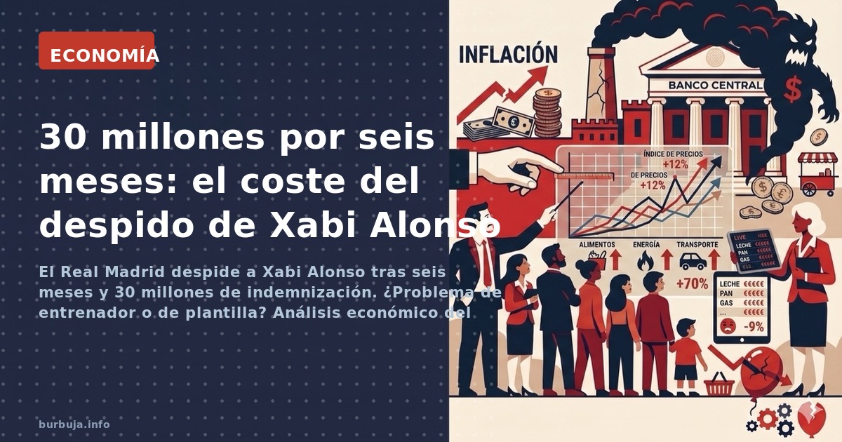 El Real Madrid despide a Xabi Alonso tras seis meses y 30 millones de indemnización. ¿Problema de entrenador o de plantilla? 