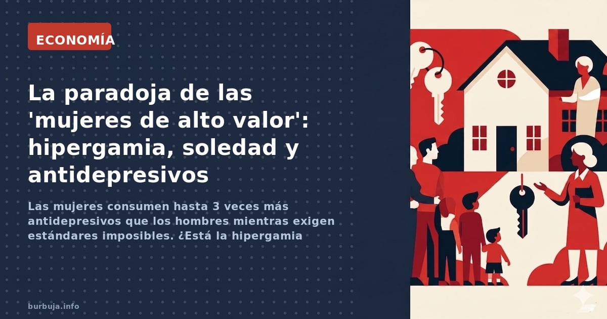 Las mujeres consumen hasta 3 veces más antidepresivos que los hombres mientras exigen estándares imposibles. ¿Está la hiperga